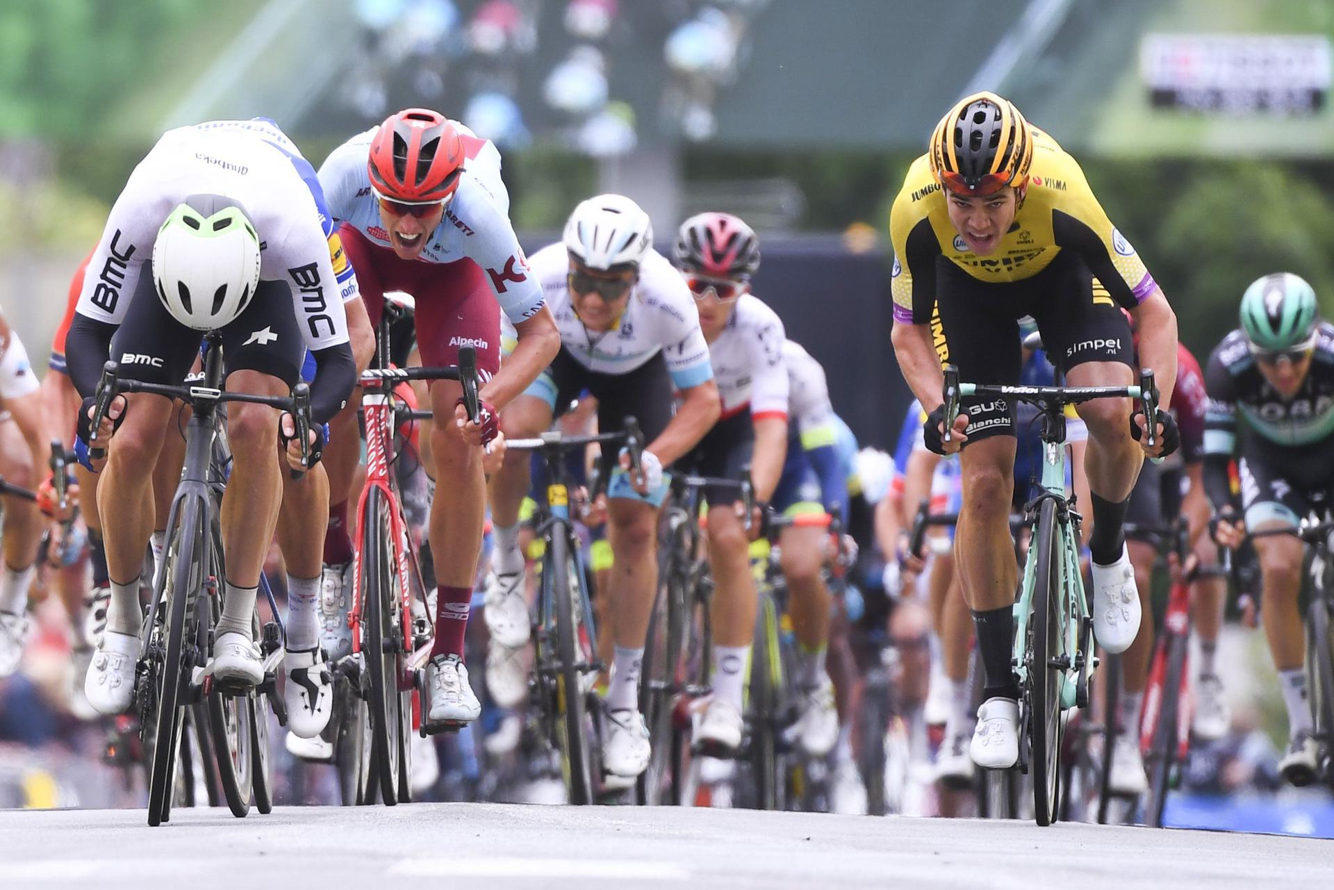 Van Aert 3rd in Critérium du Dauphiné opener | Bianchi